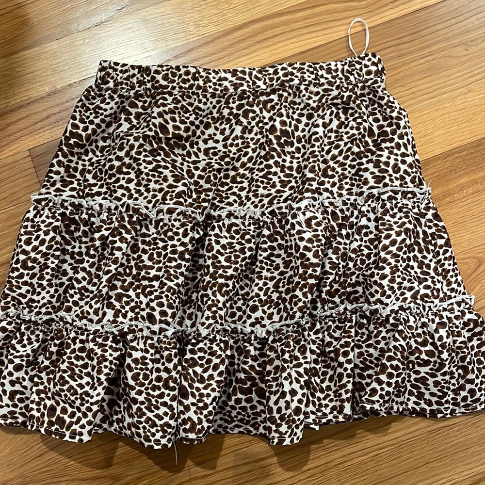 Womens cheetah skirt